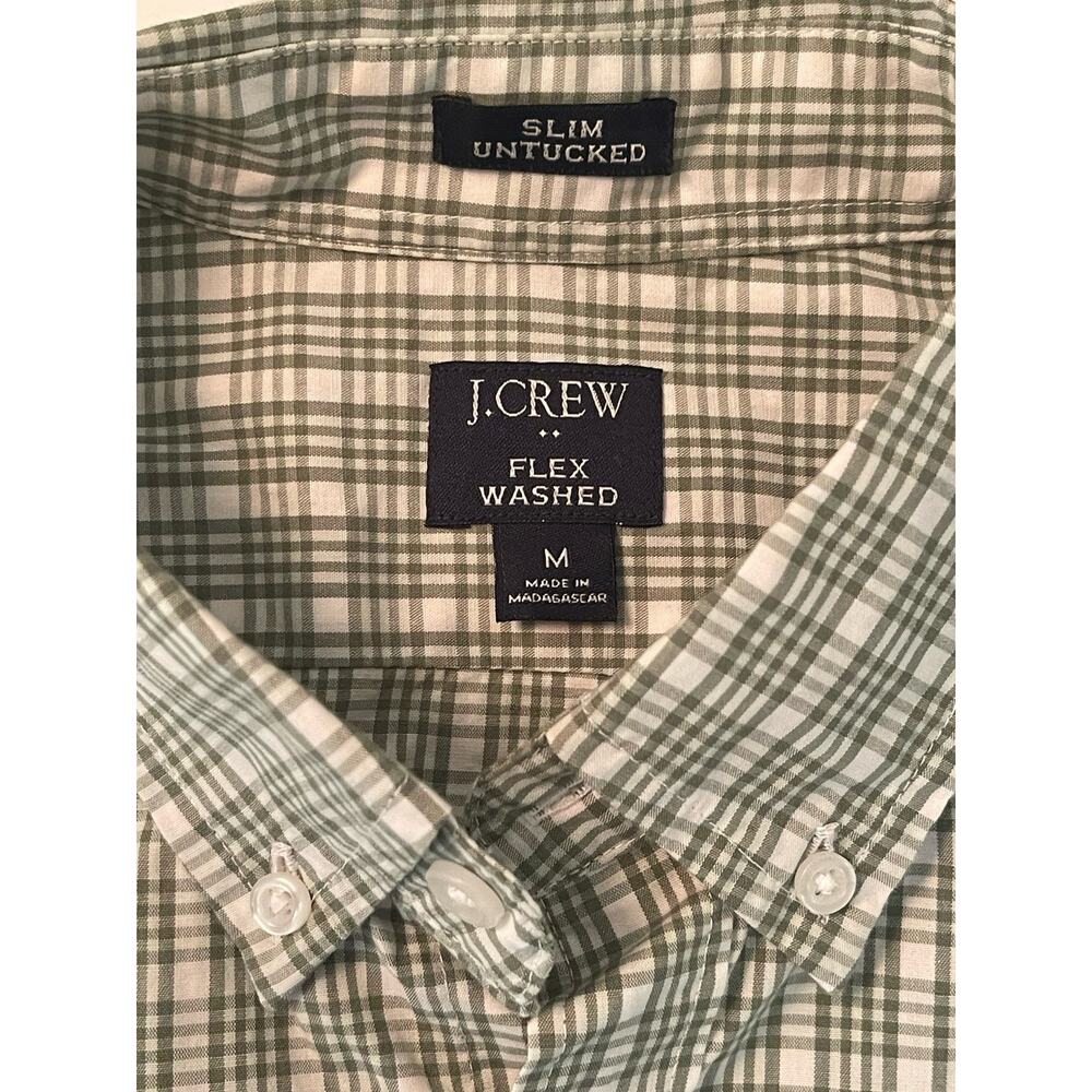 J.Crew Flex Washed Slim Fit Untucked Button Down Long Sleeve Men’s M Slim Fit